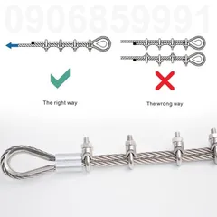 Khoá cáp 4mm, 5mm, 6mm