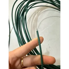 10 Mét dây thép bọc nhựa màu xanh 3.5li uốn dẻo - Dây thép bọc nhựa đa năng