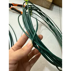 10 Mét dây thép bọc nhựa màu xanh 3.5li uốn dẻo - Dây thép bọc nhựa đa năng