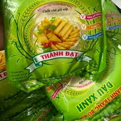 Combo 10 Gói Bánh tráng bò bía đậu xanh - Bánh đa nem cuốn chả giò giòn xốp ( 1 gói 30 lá )
