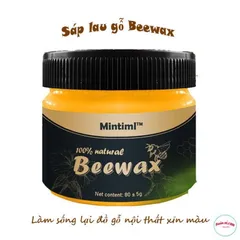 Sáp ong đánh bóng đồ gỗ, đánh sạch mọi bụi bẩn bám trên bề mặt
