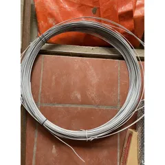 10 Mét dây thép bọc nhựa màu ghi xám không rỉ loại 3,5 li uốn dẻo