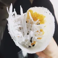 10 Gói bánh tráng bò bía đậu xanh - Bánh bò bía đậu xanh