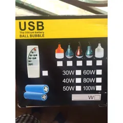 Bóng đèn tích điện 100W siêu sáng tiết kiệm điện năng lên đến 6-8H