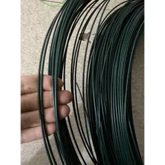 10 Mét dây thép bọc nhựa loại 3.5li màu xanh uốn dẻo