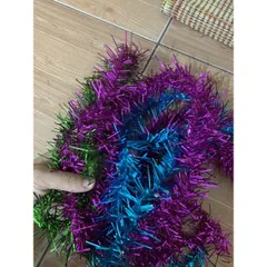 Dây kim tuyến loại 1 màu để trang trí sinh nhật, noel, tiệc rất đẹp
