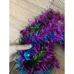 Dây kim tuyến loại 1 màu để trang trí sinh nhật, noel, tiệc rất đẹp