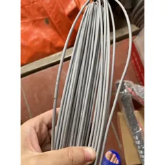 10 Mét dây thép bọc nhựa màu ghi xám 3.5li không rỉ độ bền cao
