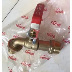 Vòi khoá nước gạt đồng phi 21 Ferroli chính hãng
