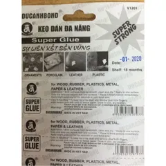 2 lọ Keo dán đa năng Super Glue siêu dính dán mọi vật liệu siêu chắc chắn