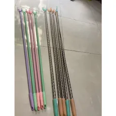 Cây phơi quần áo, gậy lấy đồ, cây lấy quần áo trên cao bằng nhựa, inox rút gọn