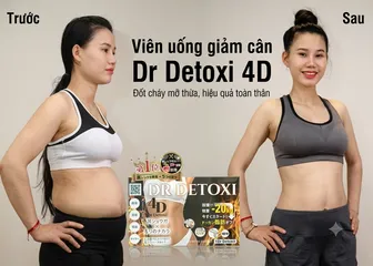 Viên Uống Giảm Cân Dr Detoxi 4D Diet Supplement Nội Địa Nhật Bản - Hỗ Trợ Kiểm Soát Cân Nặng Hiệu Quả