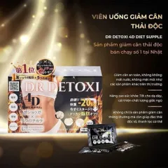 Viên Uống GIẢM CÂN DR DETOXI 4D Diet Supplement Nhật Bản - Đốt Cháy Mỡ Thừa, Kiểm Soát Cân Nặng Hiệu Quả 