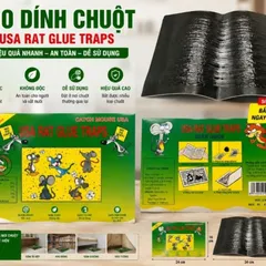 (combo 20 miếng) Keo dính CHUỘT - Miếng keo dán chuột - keo tốt Lớp keo dày