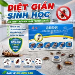 Thuốc (Gel) diệt Gián sinh học, lan truyền tận gốc - Hộp 8 viên nhỏ