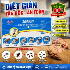 Thuốc (Gel) diệt Gián sinh học, lan truyền tận gốc - Hộp 8 viên nhỏ