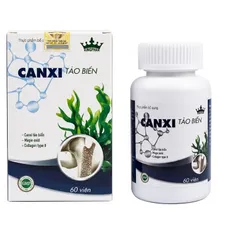 Viên Uống Canxi Tảo Biển Kingphar 60 viên - Bổ Sung Canxi, Phát Triển Chiều Cao, Ngừa Loãng Xương