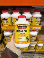Viên uống dầu cá Kirkland Signature Fish Oil 1000mg 400 viên Mỹ - MẸ SÓC