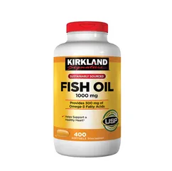 Viên uống dầu cá Kirkland Signature Fish Oil 1000mg 400 viên Mỹ - MẸ SÓC
