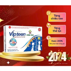 Vipteen hỗ trợ tăng chiều cao ( D3 MK7 ) hộp 20 viên