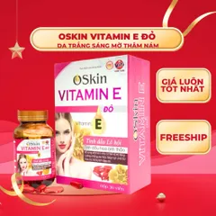 Oskin Vitamin E đỏ Vạn tam – Bổ sung Vitamin E (30 viên)