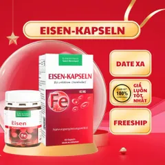Viên Uống Bổ Sung Sắt Eisen Kapseln 60 Viên - Hỗ Trợ Thiếu Máu, Chính Hãng Sanct Bernhard Đức