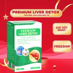 Viên Uống Premium Liver Detox Hỗ Trợ Thải Độc Gan, Mát Gan, Phục Hồi Chức Năng Gan Hộp 30 Viên