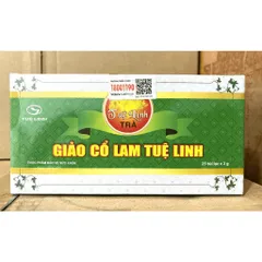 Trà giảo cổ lam tuệ linh Thanh nhiệt mát gan, giải độc, lợi tiểu, tăng cường chức năng gan, mẩn ngứa, mày đay, mụn nhọt