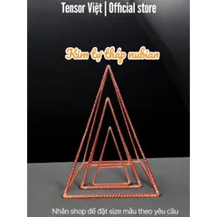 (Phạm Tráng Tensor Việt) Kim tự tháp Nubian bằng đồng đặt bàn làm việc, phòng ngủ