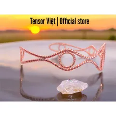 (Phạm Tráng Tensor Việt) Vương miện tensor đội đầu 144mhz đồng đỏ nguyên chất. Mẫu order 102402
