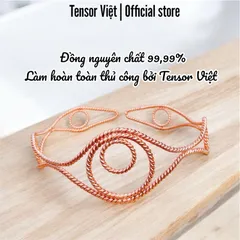 (Phạm Tráng Tensor Việt) Vương miện tensor đội đầu 144mhz đồng đỏ nguyên chất. Mẫu order 102402