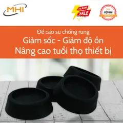 Combo 4 miếng đệm cao su dẻo siêu bền lót chân máy giặt chống rung chống ồn Hàng Việt Nam Xuất Khẩu