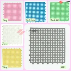 ❤️Freeship+✅Thảm nhà tắm chống trơn trượt kích thước 30x30cm HVNXK