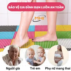 ❤️Freeship+✅Thảm nhà tắm chống trơn trượt kích thước 30x30cm HVNXK