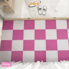 ❤️Bộ 4✅Tấm Lót Sàn Nhà tắm MHI Dẻo Siêu Bền- miếng sàn, vỉ lót sàn vệ sinh, bể bơi, sân vườn