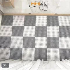 ❤️Bộ 4✅Tấm Lót Sàn Nhà tắm MHI Dẻo Siêu Bền- miếng sàn, vỉ lót sàn vệ sinh, bể bơi, sân vườn