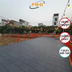 COMBO11 Tấm Nhựa Lót Sàn Cao 2cm Thoát nước tốt- Miếng nhựa giả gỗ Ban Công/Nhà Tắm/Nhà/Sân