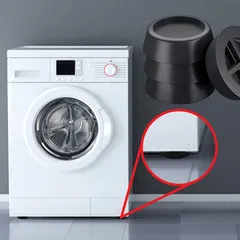 Miếng đệm cao su kê chân chống rung, chống ồn cho máy giặt hàng VNXK