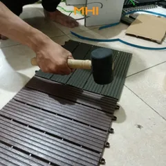 Phụ Kiện Búa Cao Su Thi Công  - Tấm sàn ban công, Vỉ lót gara, nhà tắm, hồ bơi