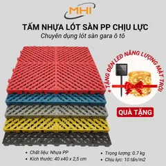Tấm lót chịu lực gara ô tô ,Tấm nhựa PP trải sàn,lót sàn rửa xe/ trung tâm chăm sóc xe ô tô