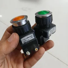đèn còi hiển thị 24v 220v tủ điện cảnh báo chint lehao xanh trắng đỏ