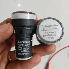 đèn còi hiển thị 24v 220v tủ điện cảnh báo chint lehao xanh trắng đỏ