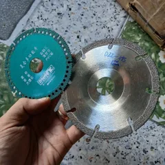 2 lưỡi cắt máy 1 tấc 100 115 lỗ 20 22 đa năng phủ kim cương răng nhỏ chống sốc cắt gỗ đá gạch nhựa kim loại mỏng