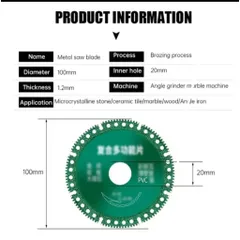 2 lưỡi cắt máy 1 tấc 100 115 lỗ 20 22 đa năng phủ kim cương răng nhỏ chống sốc cắt gỗ đá gạch nhựa kim loại mỏng