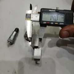 cụm cặp 2 panme Mitutoyo Japan kèm đế nhôm tháo máy tinh chỉnh vị trí 0.01mm