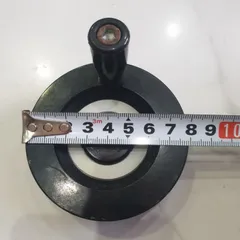 tay quay sắt nhựa kĩ thuật 80 100 ôm trục kim loại phi 10 12mm