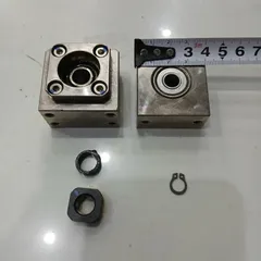 combo gối trục, gối vít me nằm/đứng thép mạ đen bk8 bk10 bk12, bf10 bf8 bk8 bf6 fk12 fk8 bk15 vòng bi góc chính xác cao