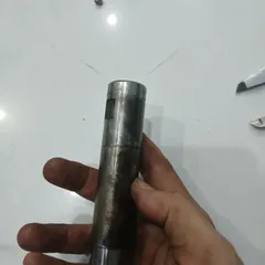 [phi 1inch 25.4mm] trục thép tròn tháo máy sẵn lỗ ren hệ inch 2 đầu dài 435mm