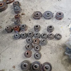 pulley to nhỏ 1 2 tầng trục 14 16 18 20 22 24 25 28 D60 d80 d100 gang mới