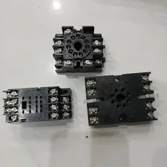 [fuji japan] 2 cái chân cắm relay kiếng tròn vuông các loại fuji japan bãi mới chưa sử dụng